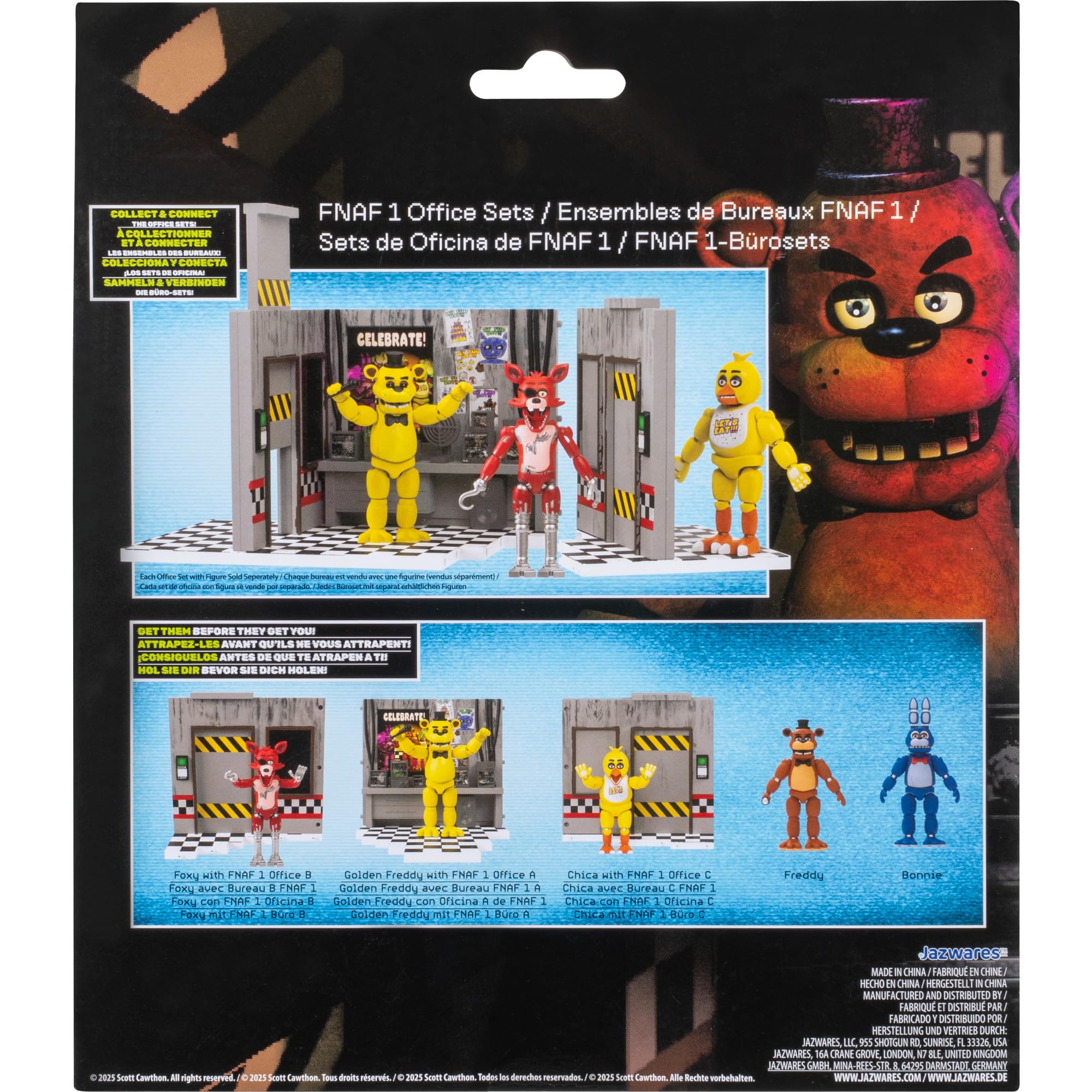 Amazon.com: Jazwares Five Nights at Freddy's Classic Chica Office